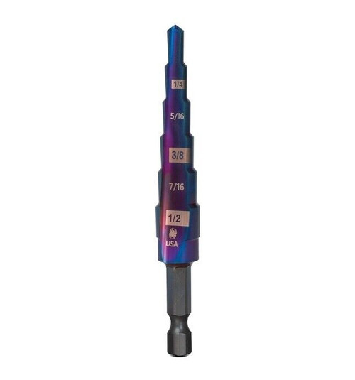 Spyder (19020) Mach-Blue 1/4-in 6 Step Drill Bit