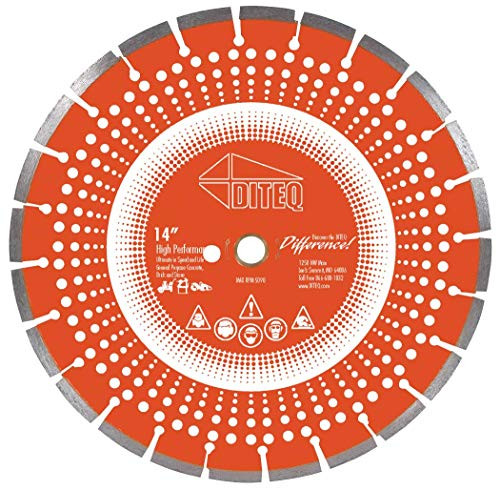 Diteq D10082 "arix" 14" High Perfomance Universal Segmented Asphalt Blade