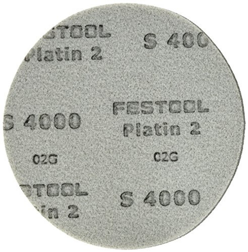 15-Pack 492372 Platin 2 S4000 Grit 6" (150mm) Diameter Sanding Discs