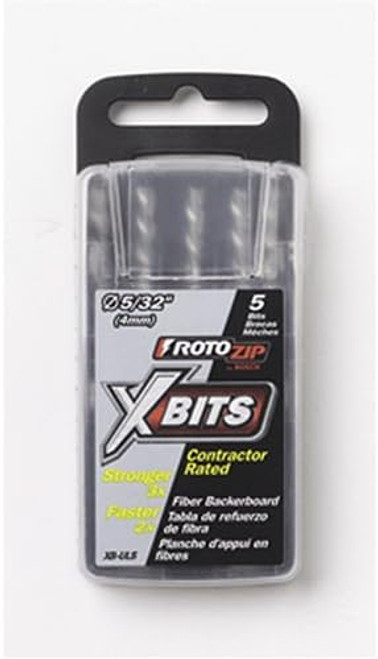 RotoZip XB-UL5 Fiber Backerboard Underlayment X-Bits, 5/32", 5-Pack