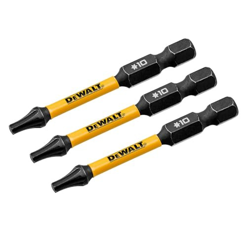 3 Pack DeWalt 2.25" T10 Impact Ready Flex Torq Power Bits