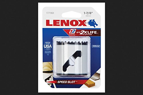 LENOX Tools 1-7/8" Bi-Metal Speed Slot Hole Saw with T3 Technology, 1771968 LENOX Tools 1-7/8" Bi-Metal Speed Slot Hole Saw with T3 Technology, 1771968