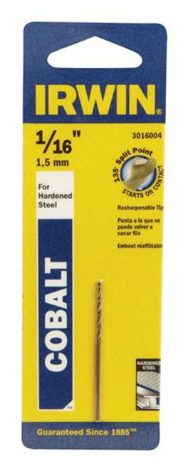 Irwin 63304 1/16in Cobalt Drill Bit Irwin 63304 1/16in Cobalt Drill Bit