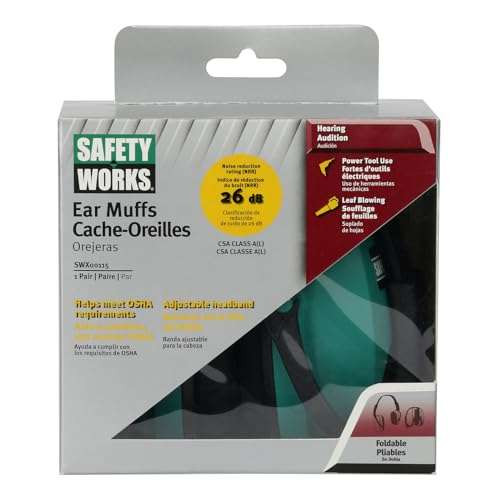 Safety Works SWX00115 Foldable earmuffs