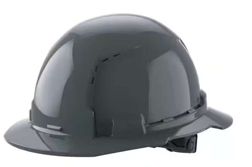 Milwaukee 48-73-1235 BOLT Gray Type 1 Class C Full Brim Vented Hard Hat with 6 Point Ratcheting Suspension