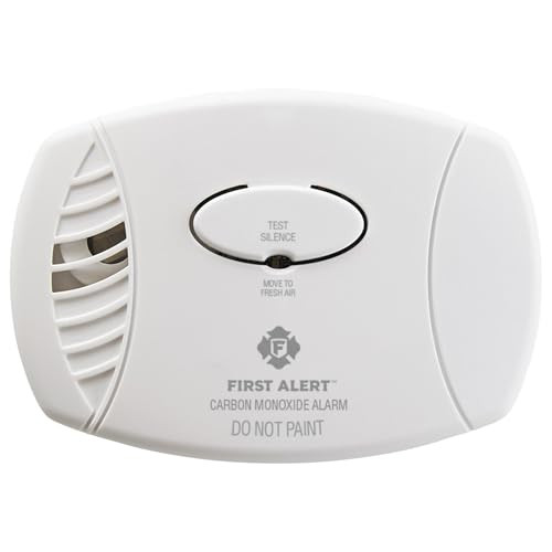 First Alert FAT1039718 Battery-Powered Carbon Monoxide Alarm, 9v, White