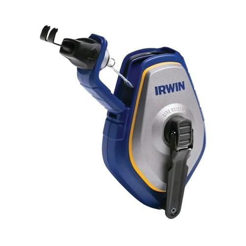 IRWIN Tools STRAIT-LINE Chalk Line, Speedline Pro Reel, 100 ft. (IWHT48443)