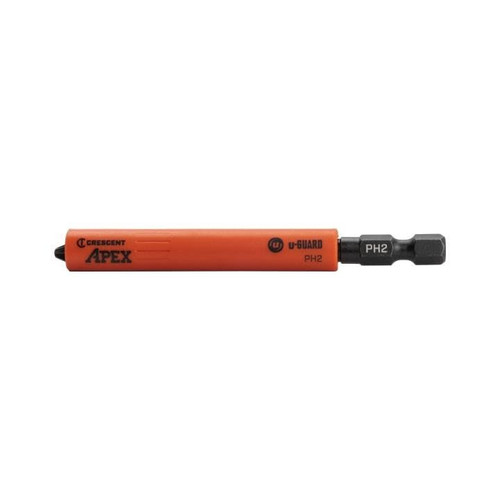 CRESCENT APEX U-GUARD 2PK 3.5" PH1 Covered Power Bits (CAUGB3BPH1-2)