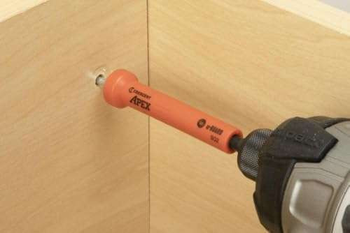 CRESCENT APEX 2Pk 3.5" SQ2 Covered Power Bits with Ring Magnets (CAUMB3BSQ2)