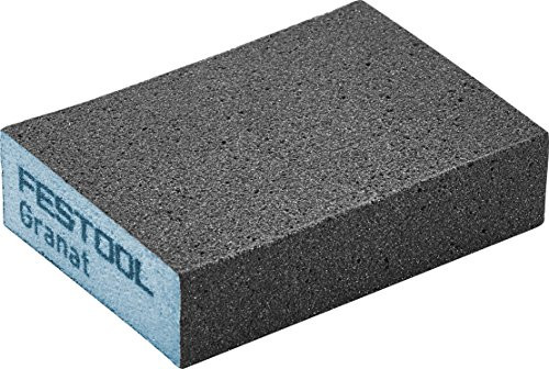 Festool 201081 Abrasive Sponge Granat 69 x 98 x 26, Pack of 6 (60 Grit)