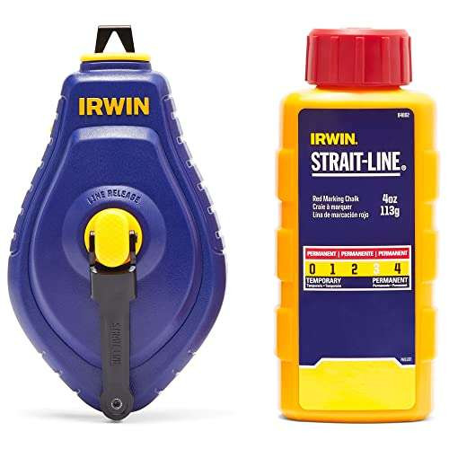 IRWIN STRAIT-LINE SPEEDLINE w/ Red Chalk (IWHT48442RC)