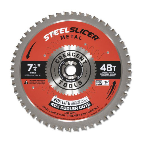 APEX Crescent (1-Blade) Crescent 7-1/4" 48T Medium Metal Cutting Blade (CSBMM-748)