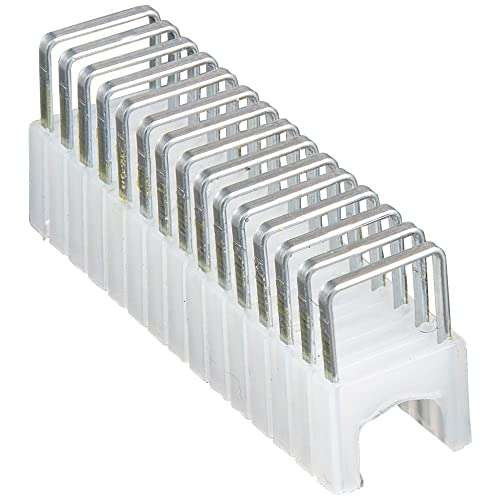 Klein Tools Heavy Duty Staples, 5/16 x 5/16-Inch Insulated Staples for Coax, CAT3, CAT5e Cables, for Klein Tools Stapler No. 450-100