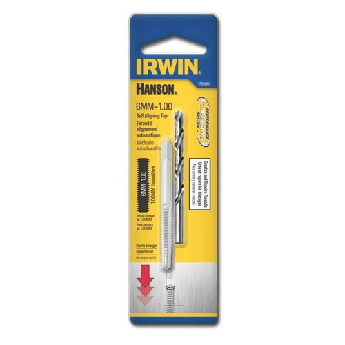 Irwin Hanson 6mm - 1.00 Plug Tap and Drill Bit Set