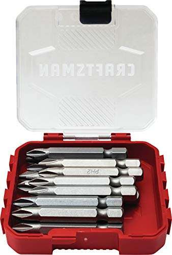 CRAFTSMAN 15-Piece Phillips Screwdriver Bit Set, 2-Inch (CMAF122PH215)