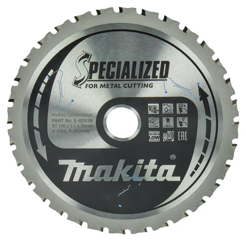 Makita E-02951 5-7/8" 32T Carbide-Tipped Saw Blade, Metal/General Purpose