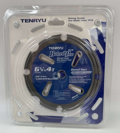 Tenryu Board-Pro Plus 6-1/2" x 4T Tipped Saw Blade (BP-16504T)
