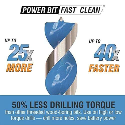 Spyder Stinger (1 per pack) Power 1/2" Woodboring Auger Drill Bit (15004)