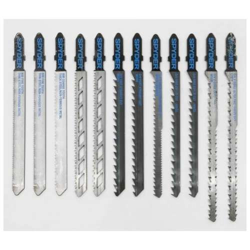 Spyder 12pc T-Shank Jig Saw Blade Set 300065CA