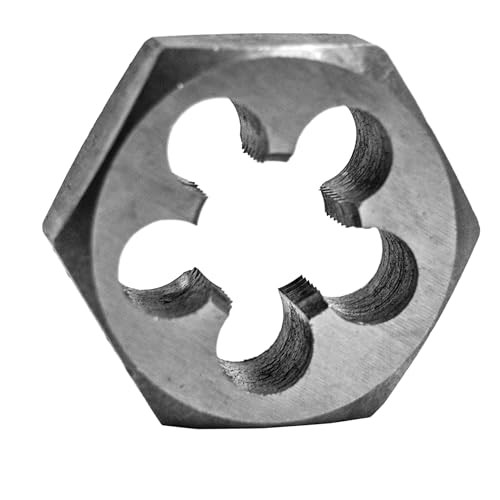 Century Drill & Tool (qty. 1) Carbon Steel Die, 7/16-20NF, High Carbon Alloy, Precision Cut Thread (96208)