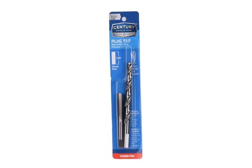 Century Drill & Tool (2 pack combo) 11.0 x 1.50 PLUG TAP & 3/8" Drill (97518)