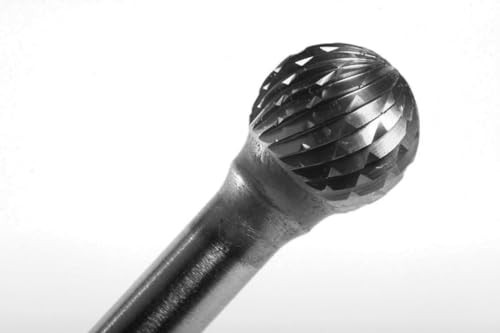 Champion USD5 Contractor Series Bright Finish Burs Solid Carbide Ball Shape 1/2-Inch Cutter Diameter