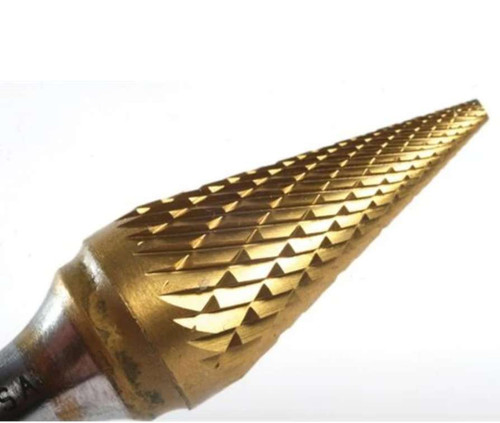 Champion USM5 D/C 1/2" Cone Shape Double Cut Carbide Bur