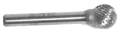 Champion USD3 D/C Contractor Series Bright Finish Burs Solid Carbide Ball Shape 3/8-Inch Cutter Diameter