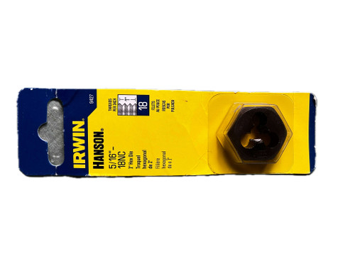 Irwin Hanson 9427-0 1" 5/16-18NC Hexagon Machine Screw Die