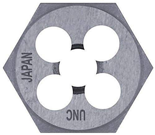 Century Drill & Tool (1 per pack) Metric Hex Die, 9.0 x 1.25, High Carbon Alloy, Precision Cut Threads (97613)