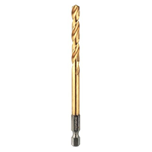 Norske Tools Hex Shank Titanium Coated 1/4" Impact Drill Bit NIDBP212