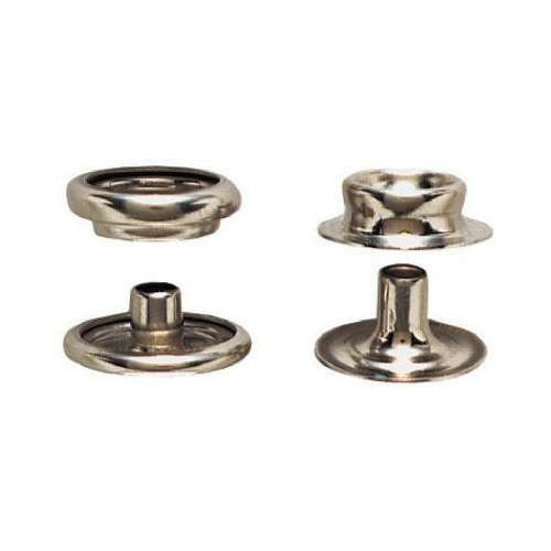 General 1266 Solid Brass Nickel Plated Grommet Refills 6 Count