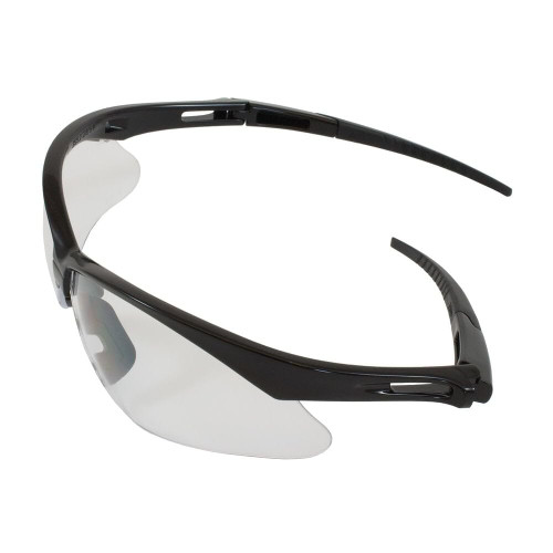 Bouton Anser 250-AN-10520 (1 Pair) Semi-Rimless Safety Glasses with Black Frame, Clear Lens and FogLess® 3Sixty™ Coating