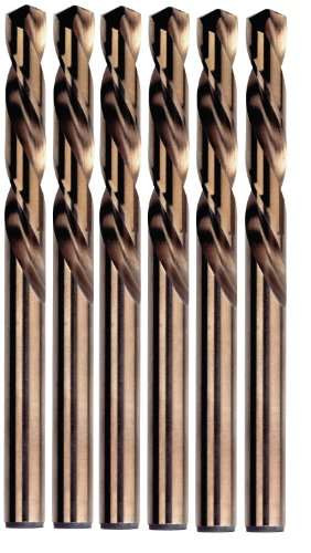 Irwin Tools (Pack of 6) 30507 7/64-Inch Cobalt Alloy Steel 135-Degree, Left Handed-Mechanics Length
