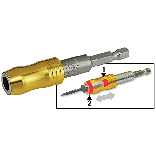 IVY Classic 44628 1/4 x 3" Mega-Magnetic Bit Holder, Impact Plus, 1/Card