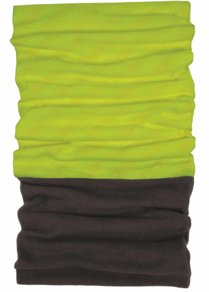 Ergodyne N-Ferno 2-piece Thermal Fleece Neck Gaiter, Moisture-Wicking, Lime 6492