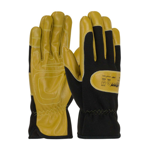 Maximum Safety (Size-Large) ARC Glove High Performance Driver Style, Goatskin Palm and Kevlar Lined 73-1700 Black L