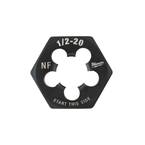 Milwaukee Hex Threading Die 49-57-5362, 1/2"-20 NF