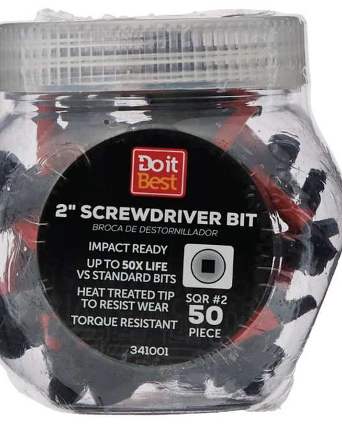Do It Best (50 Pieces) 2" Screwdriver Bits 347854