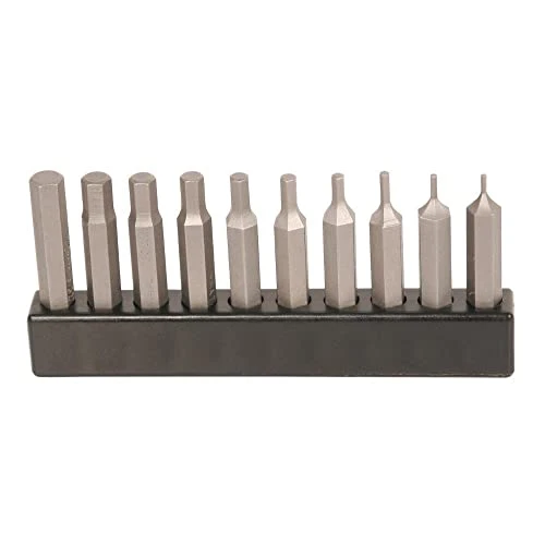 Wiha (10 Piece) 75982 Micro Bit Replacement Hex Inch Bit Pack