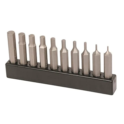 Wiha (10 Piece) 75982 Micro Bit Replacement Hex Inch Bit Pack