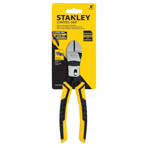 STANLEY Pliers STHT74915 Control Grip, Compound Action and Diagonal Cutting