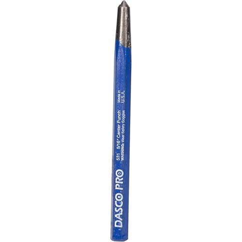 DASCO PRO (531-0) 5/16 Inch Center Punch, Metal Punch, Made in the USA, VN75310