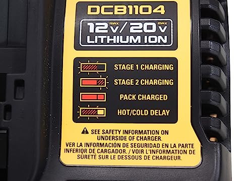 No Box - DeWalt DCB1104 12V/20V 4 Amp Battery Charger - Brand New