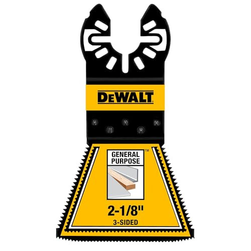 DEWALT 2 1/8' 3-Sided General Purpose Oscillating Tool Blade, 3 Pack (DWA4283-3)