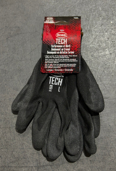 Boss 7820L Large Tech Performance at Work Gloves