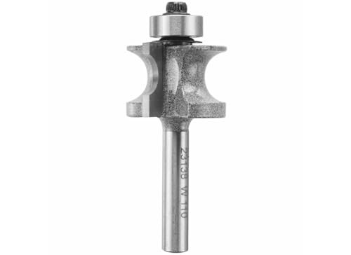 Vermont American 23138 3/16-Inch Carbide Tipped Edgebead Router Bit, 1/2-Inch Ball Bearing 2-Flute 1/4-Inch Shank