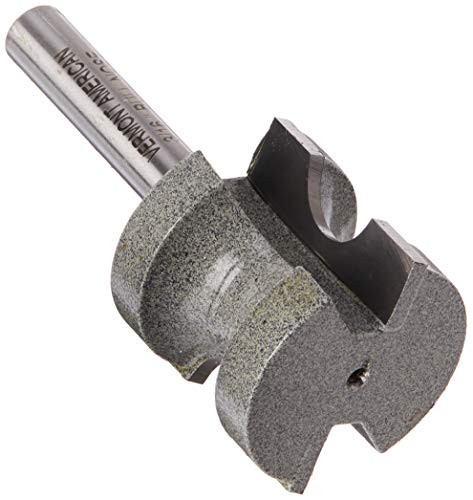 Vermont American 23157 3/16-Inch Radius Carbide Tipped Bull Nose Router Bit, 2-Flute 1/4-Inch Shank