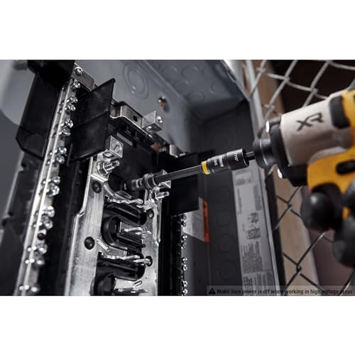 DEWALT FLEXTORQ Socket and Socket Extension, SAE, 4-in-1, with 6 inch Extension, Double Ended Nut Driver (DWADENDEXT-2)
