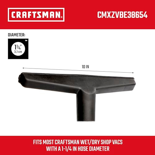 CRAFTSMAN CMXZVBE38654 1-1/4 in. Wet Nozzle/Floor Brush Wet Dry Vac Attachment